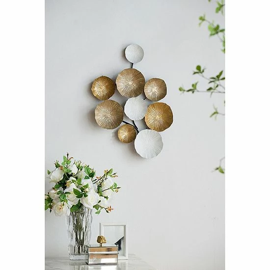A&B Home Small Ryder Circle Wall Decor - Image 2
