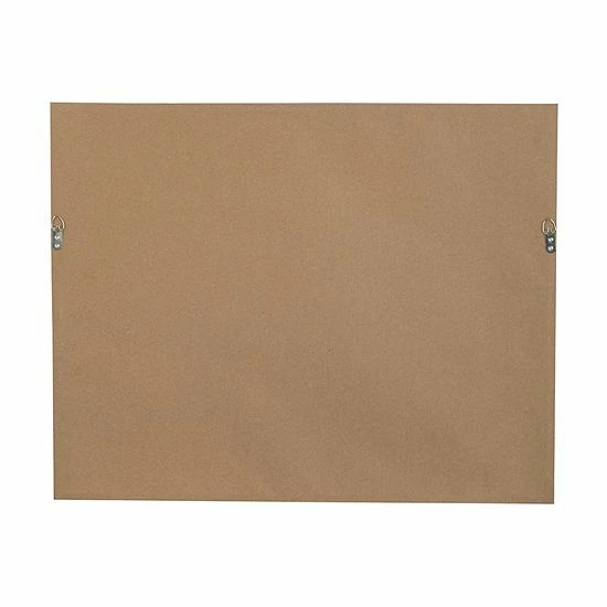 A&B Home World Map Framed Under Glass Art - Image 3