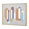 A&B Home Layered Shapes Framed Mirror Art