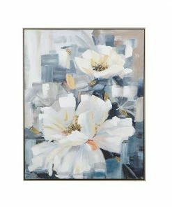 A&B Home Blooming Florals Framed Hand-Painted Wall Art