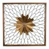 A&B Home Ashlyn Gold Finish Bloom Wall Decor