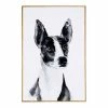 A&B Home Terrier Black And White Wall Art