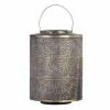 A&B Home Weathered Gold Finish Large Raj Lantern Table Decor