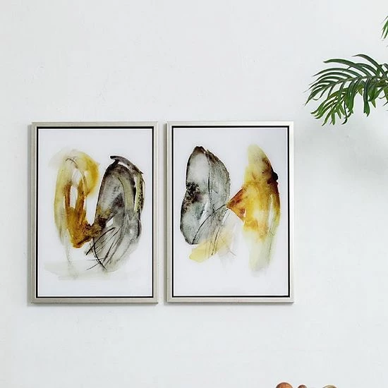 A&B Home Abstract Framed Wall Art 2-Piece Set - Image 2