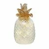 A&B Home Tall Glass LED Pineapple Table Decor