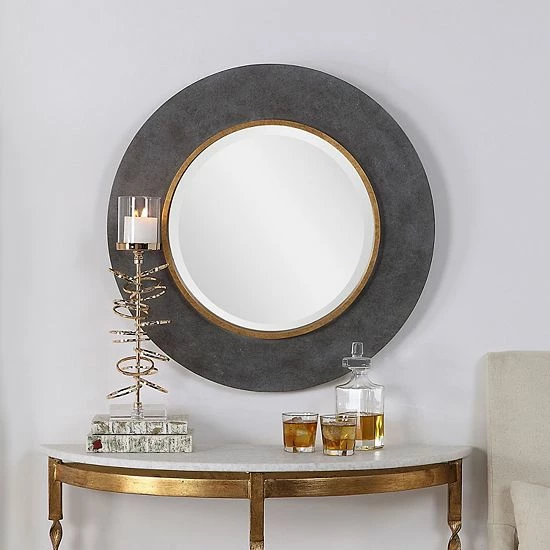 Uttermost Saul Round Wall Mirror - Image 2